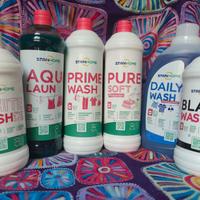 Kit prodotti per la pulizia in lavatrice