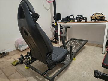 postazione simulatore di guida,sim racing