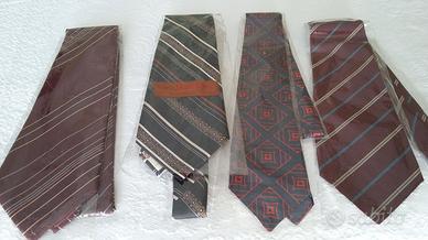 4  CRAVATTE  Vintage  Nuove