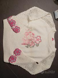 maglia pampolina in cotone e ramie'