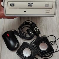 casse,webcam,mouse wireless,masterizzatore USB 