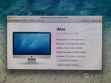iMac fine 2013 i5 8GB