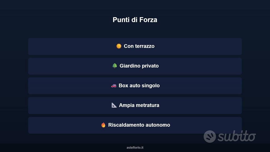 Immobile in asta di 177 m² con più di 5 locali e b - Altro