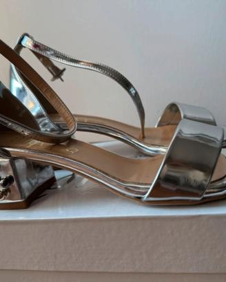 Sandali argento Ovye tacco gioiello n 36