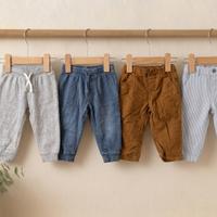 Set 4 pantaloni bimbo 12 mesi