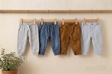 Set 4 pantaloni bimbo 12 mesi