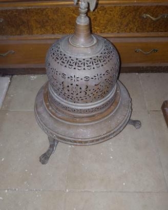 Antico Braciere Artistico in Ottone