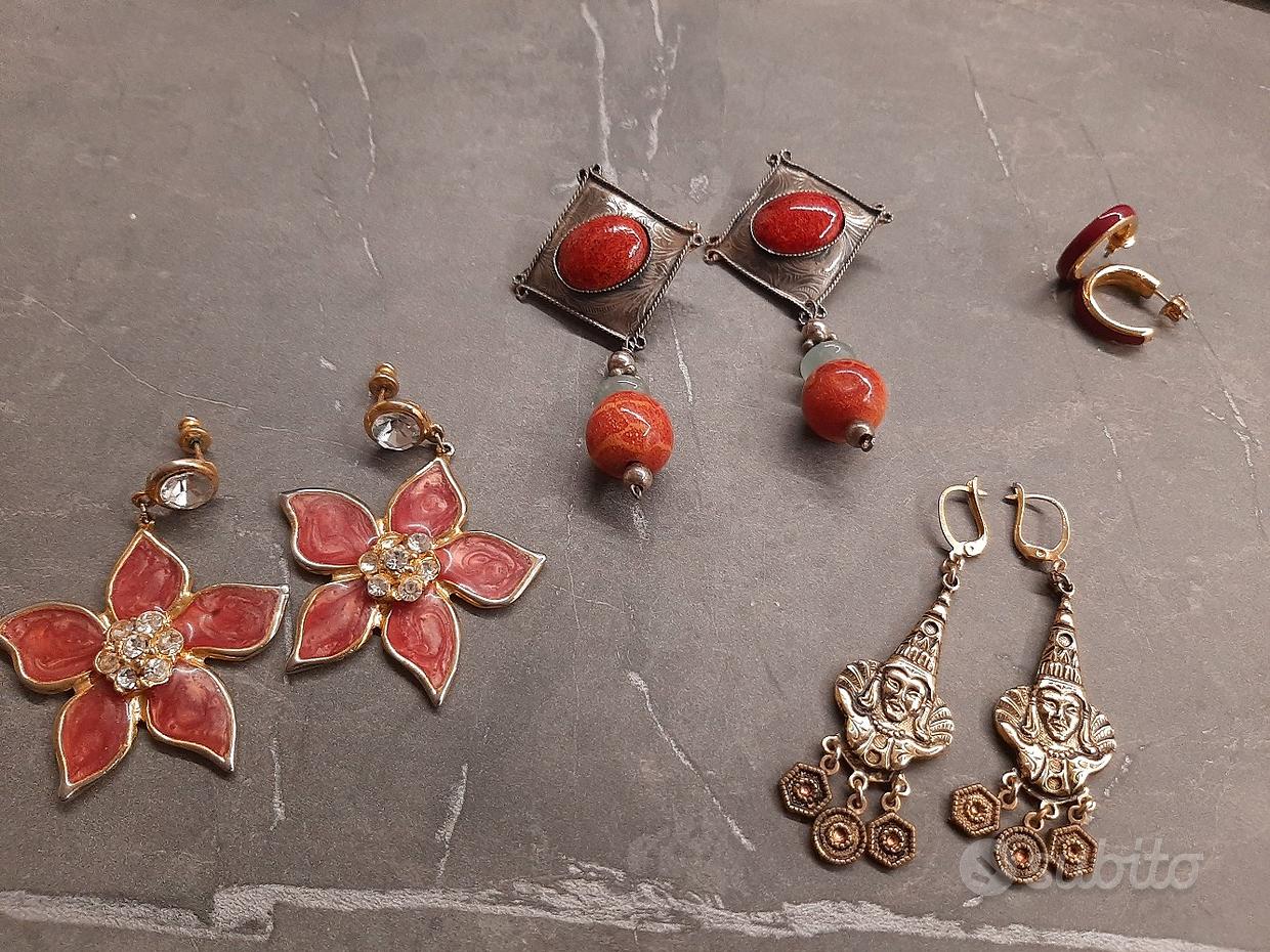 Adrienne Vittadini orecchini vintage anni ‘80 - Pomella Vintage Shop