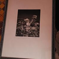 Acquaforte "Jazzman" di Giancarlo Cazzaniga