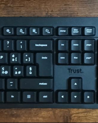 Kit Mouse e Tastiera Trust Wireless
