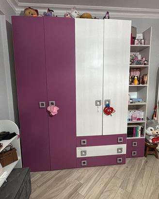 Armadio con libreria