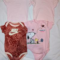 Set 4 body manica corta neonata