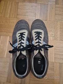 Dirk Bikkembergs Soccer vintage camoscio marrone