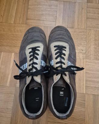 Dirk Bikkembergs Soccer vintage camoscio marrone