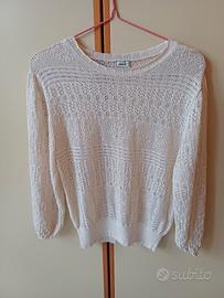 maglioncino di cotone  traforato  taglia S Pimkie 