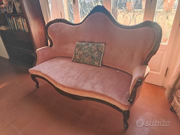 divano dormeuse rosa