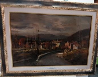 Dipinto a olio Arturo Bonanomi 