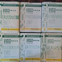 libri e mappe di geologia