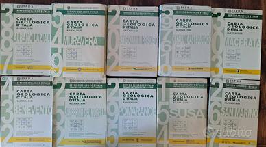 libri e mappe di geologia