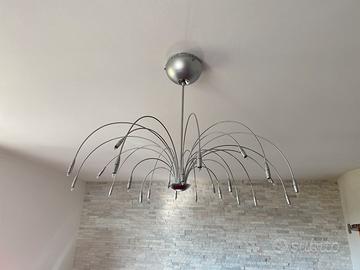 Lampadario in acciaio