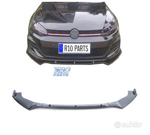 SPOILER LIP VOLKSWAGEN VW GOLF 7 7.5 NERO LUCIDO