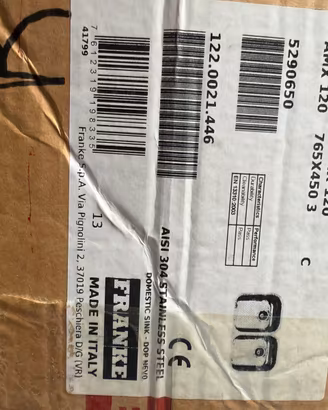 FRANKE ARMONIA AMX 120 Doppia Vasca NUOVO