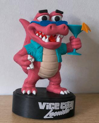 GTA6 Macca the Gator action figure 18 cm con base