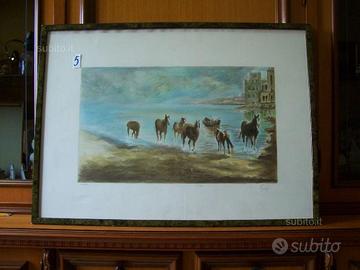 Quadro M. Carofiglio con cornice. Esemplare