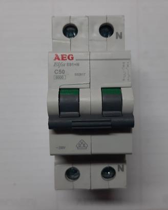 AEG Interruttore aut. magnetotermico 1P+N 50A 6kA