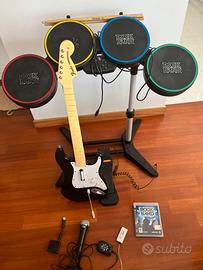 Rock Band Batteria, Chitarra, Microfono PS3/PS4