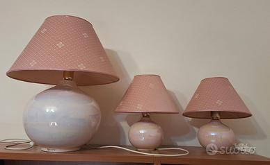 TRITTICO LAMPADE PER CAMERA DA LETTO