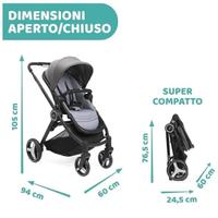 Chicco Trio Best Friend Passeggino Trio 3in1 Siste