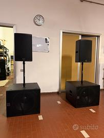 Impianto audio Martin audio