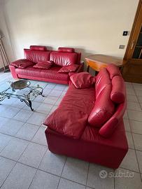 Divani in pelle vera