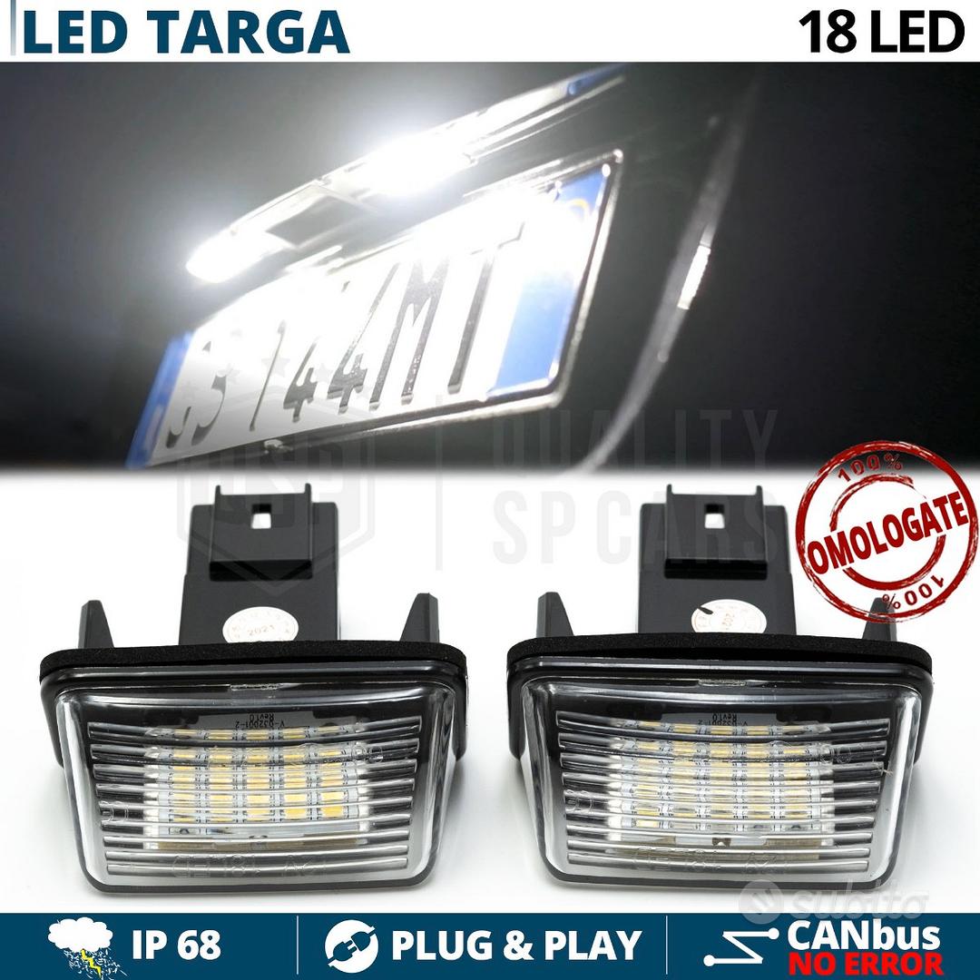 PLACCHETTE A LED LUCI TARGA 18 LED SPECIFICHE FIAT GRANDE PUNTO