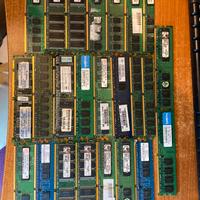 Stock memorie ram 24 pz come da foto