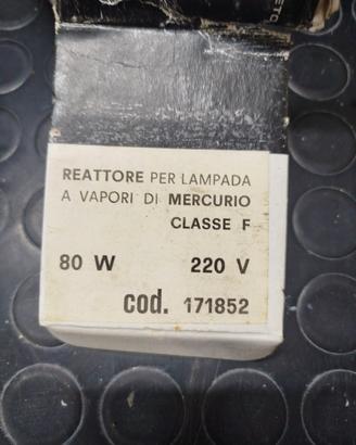 Reattore per lampada a vapori di mercurio Fracarro