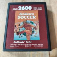 REALSPORT SOCCER GIOCO ATARI VCS 2600 RED LABE