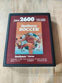 REALSPORT SOCCER GIOCO ATARI VCS 2600 RED LABE