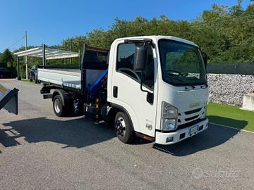 Isuzu M21 cassone ribaltabile e gru