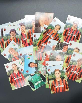 Lotto Cartoline A.C MILAN 1988-89