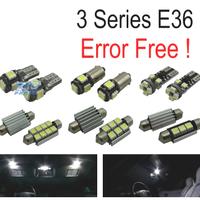 KIT 16 LAMPADE LED INTERNE BMW SERIE 3 E36 SEDAN C