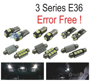 KIT 16 LAMPADE LED INTERNE BMW SERIE 3 E36 SEDAN C