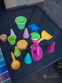 Set giochi bambini per mare e spiaggia