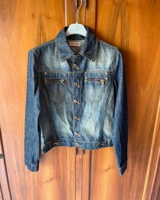 Giacca in Denim Jeans Made in Italy Miami Vice