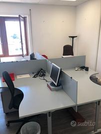 Scrivanie con cassettiera + armadio ufficio