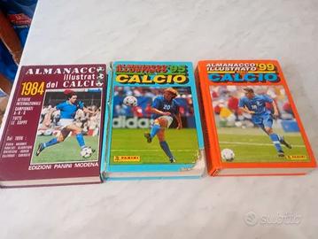 Almanacchi Illustrati del Calcio 84/95/99 Panini