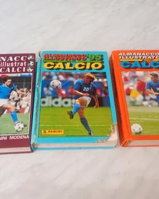 Almanacchi Illustrati del Calcio 84/95/99 Panini