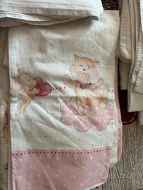 Lenzuola set lettino con le sbarre