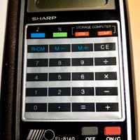 SHARP EL - 8140 Calcolatrice vintage 